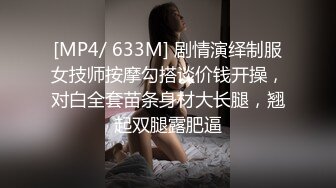 [MP4/ 633M] 剧情演绎制服女技师按摩勾搭谈价钱开操，对白全套苗条身材大长腿，翘起双腿露肥逼