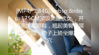 [MP4/ 1.84G]&nbsp;&nbsp; 175CM顶级美腿欲女 ，开档黑丝高跟鞋，翘起美臀假屌双洞齐插，椅子上骑坐爆插美穴