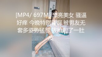 [MP4/ 697M] 漂亮美女 骚逼好痒 今晚特别骚啊 被男友无套多姿势猛怼 拔枪射了一肚皮