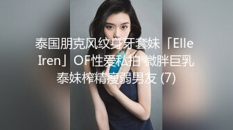 泰国朋克风纹身牙套妹「Elle Iren」OF性爱私拍 微胖巨乳泰妹榨精瘦弱男友 (7)