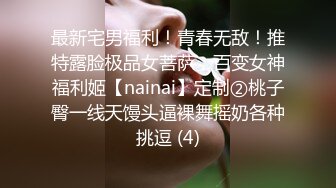 最新宅男福利！青春无敌！推特露脸极品女菩萨，百变女神福利姬【nainai】定制②桃子臀一线天馒头逼裸舞摇奶各种挑逗 (4)