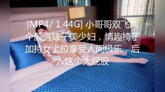 [MP4/ 1.44G] 小哥哥双飞两个颜值婊子美少妇，情趣椅子加持女上位享受人间极乐，后入这个大屁股