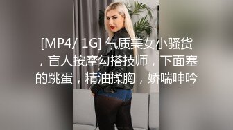 [MP4/ 1G] 气质美女小骚货，盲人按摩勾搭技师，下面塞的跳蛋，精油揉胸，娇喘呻吟