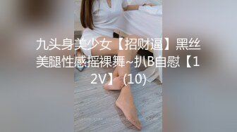 九头身美少女【招财逼】黑丝美腿性感摇裸舞~扒B自慰【12V】 (10)