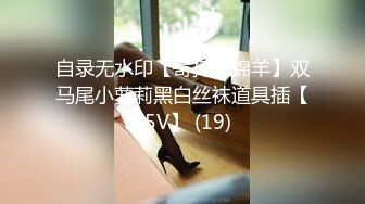 自录无水印【寄托小绵羊】双马尾小萝莉黑白丝袜道具插【25V】 (19)