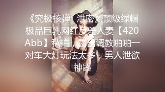 《究极核弹✅泄密》顶级绿帽极品巨乳网红反差人妻【420Abb】私拍，露出调教啪啪一对车大灯玩法太多，男人泄欲神器