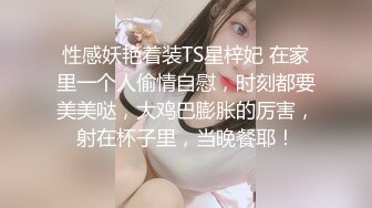 性感妖艳着装TS星梓妃 在家里一个人偷情自慰，时刻都要美美哒，大鸡巴膨胀的厉害，射在杯子里，当晚餐耶！