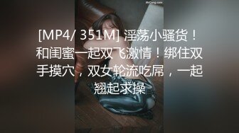 [MP4/ 351M] 淫荡小骚货！和闺蜜一起双飞激情！绑住双手摸穴，双女轮流吃屌，一起翘起求操