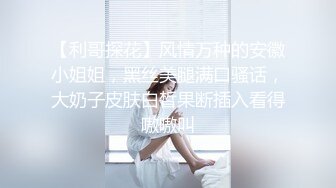 【利哥探花】风情万种的安徽小姐姐，黑丝美腿满口骚话，大奶子皮肤白皙果断插入看得嗷嗷叫