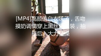 [MP4]高颜值白衣妹子，舌吻摸奶调情穿上黑丝情趣装，抽插后入大力猛操