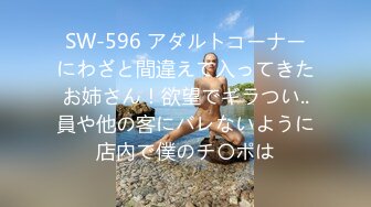 SW-596 アダルトコーナーにわざと間違えて入ってきたお姉さん！欲望でギラつい..員や他の客にバレないように店內で僕のチ〇ポは