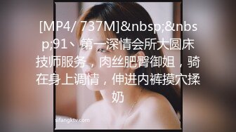 [MP4/ 737M]&nbsp;&nbsp;91丶第一深情会所大圆床技师服务，肉丝肥臀御姐，骑在身上调情，伸进内裤摸穴揉奶