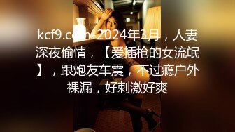 kcf9.com-2024年3月，人妻深夜偷情，【爱插枪的女流氓】，跟炮友车震，不过瘾户外裸漏，好刺激好爽